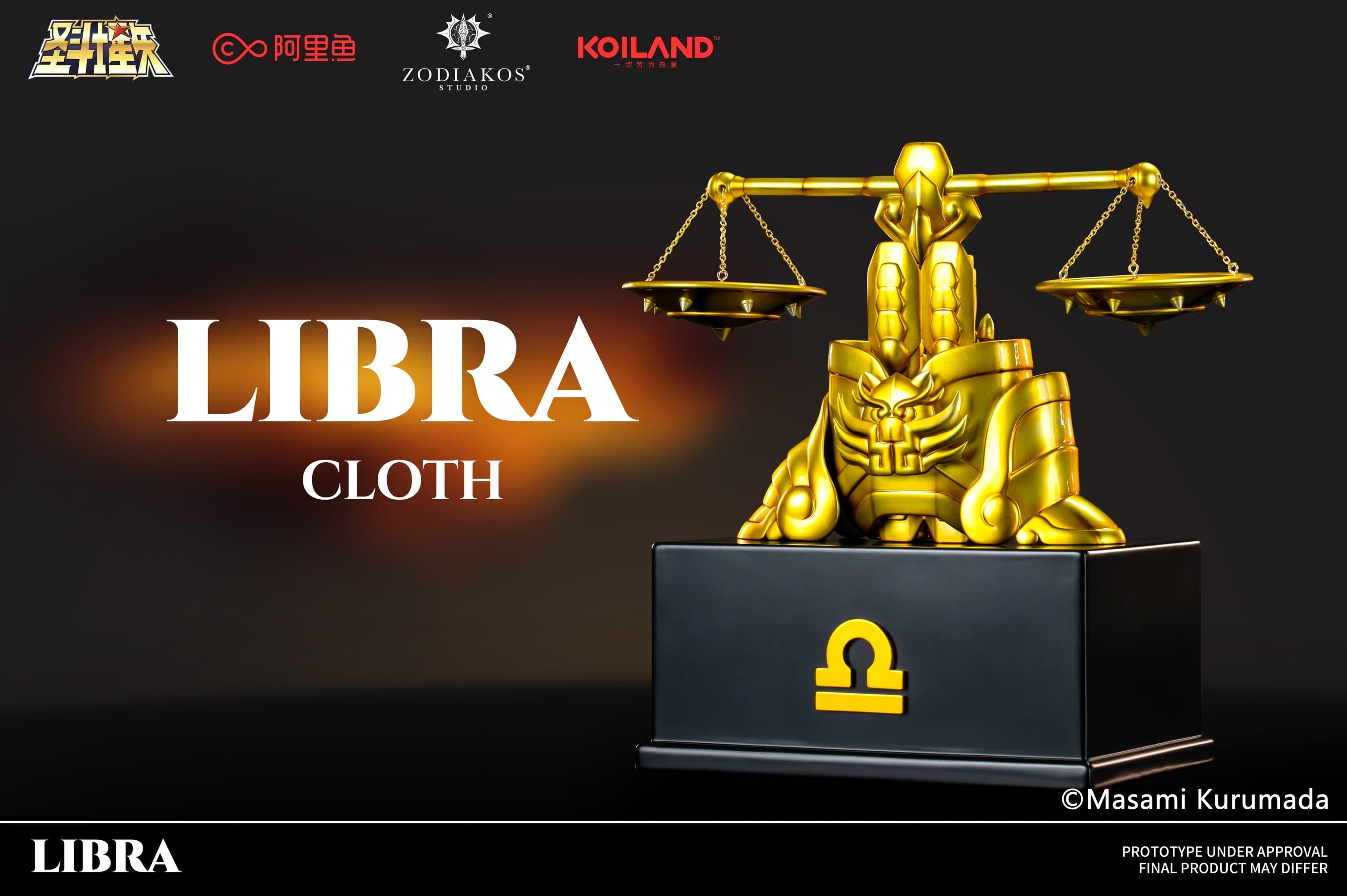 Saint Seiya Zodiakos Studio Libra Cloth Licensed 2