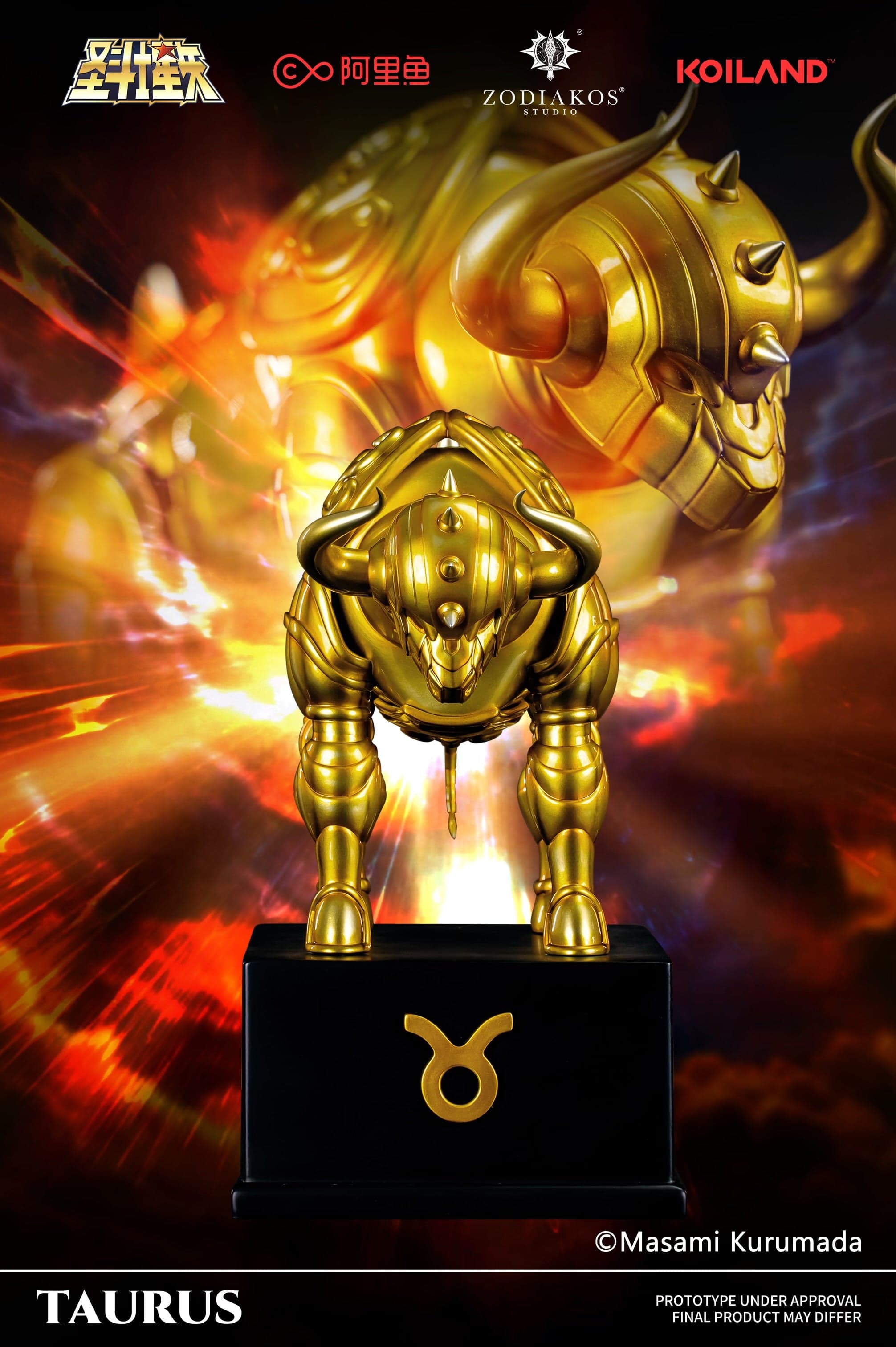 Saint Seiya Zodiakos Studio Taurus Cloth Licensed