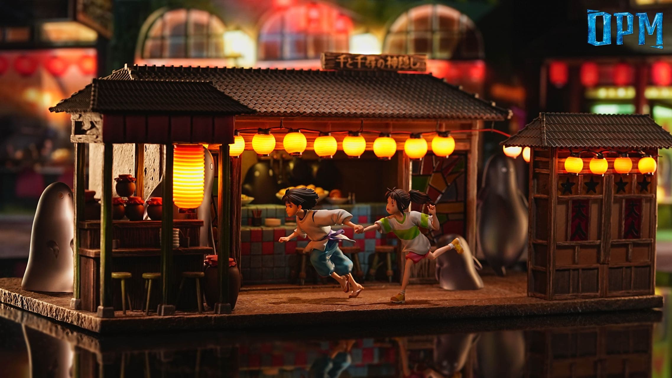 Spirited Away OPM Studio Running Chihiro and Haku 1