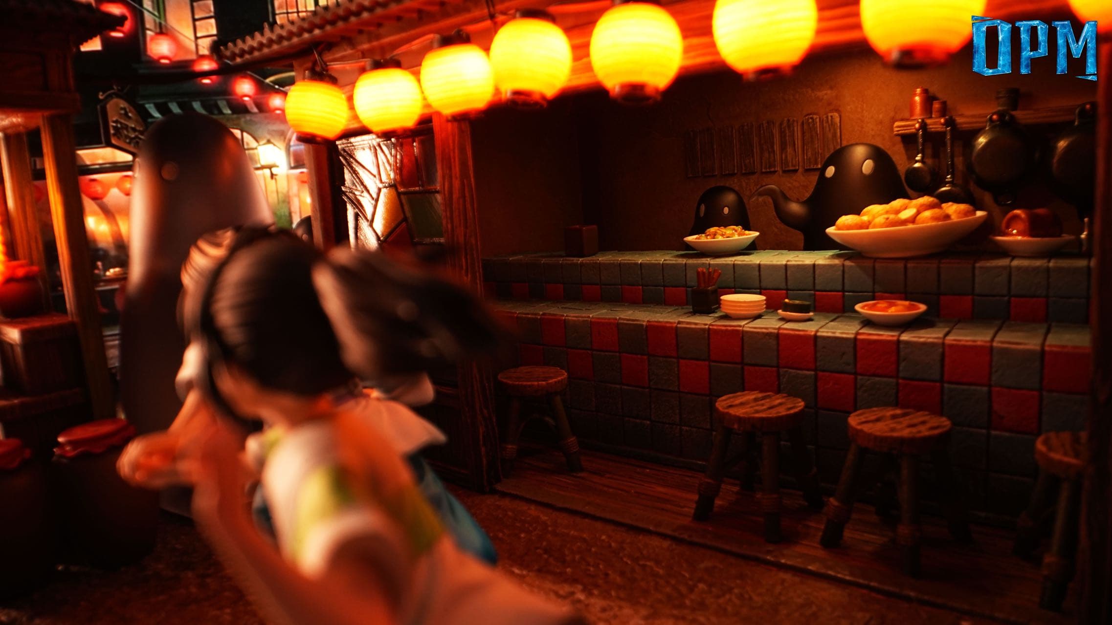 Spirited Away OPM Studio Running Chihiro and Haku 5