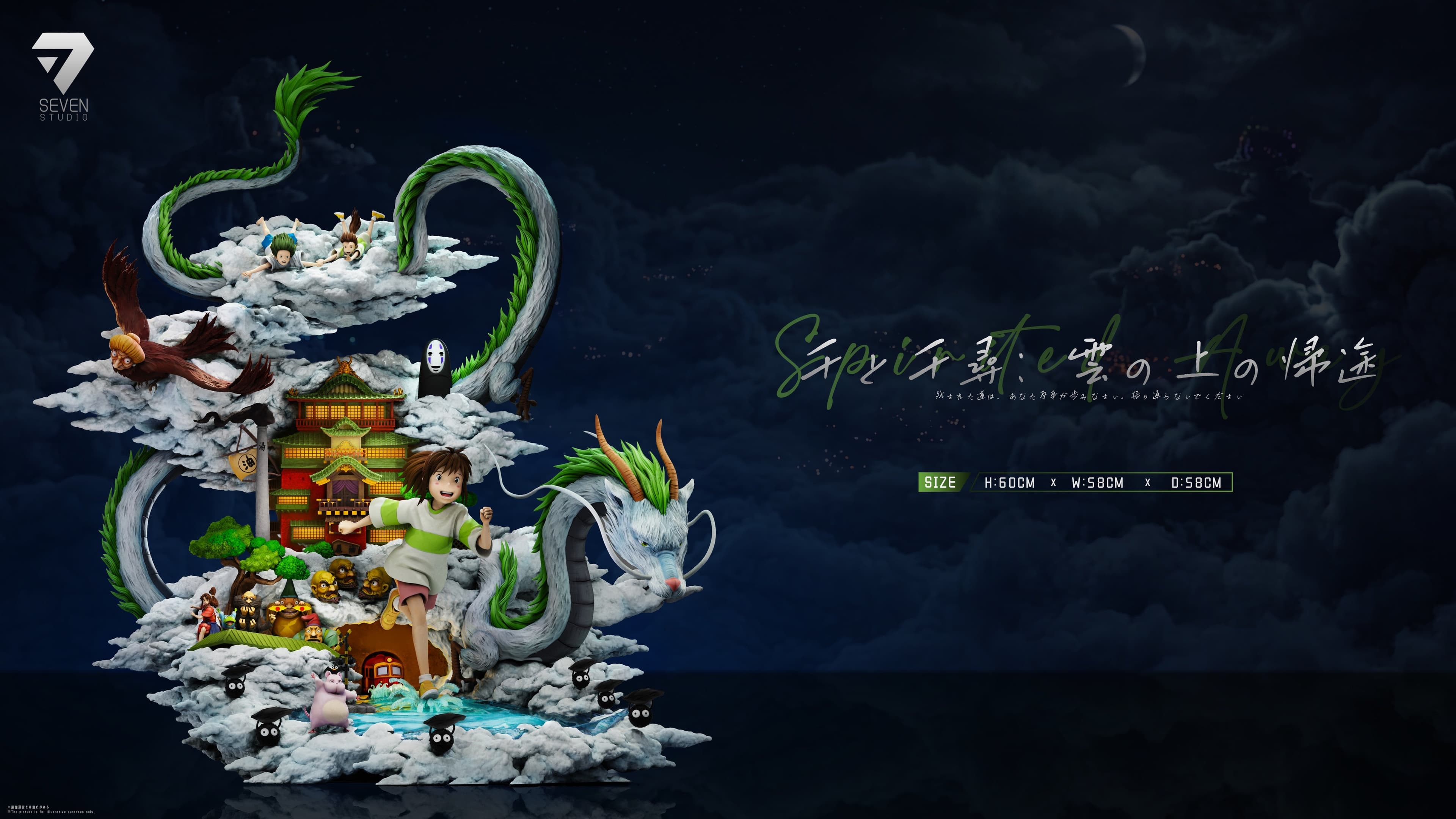 Spirited Away Seven Studio Return Above the Clouds 3