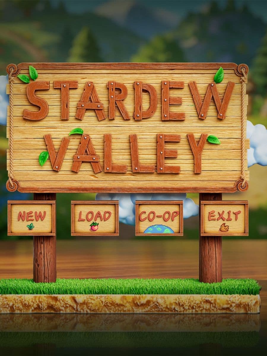 Stardew Valley Gulu Studio Title Screen