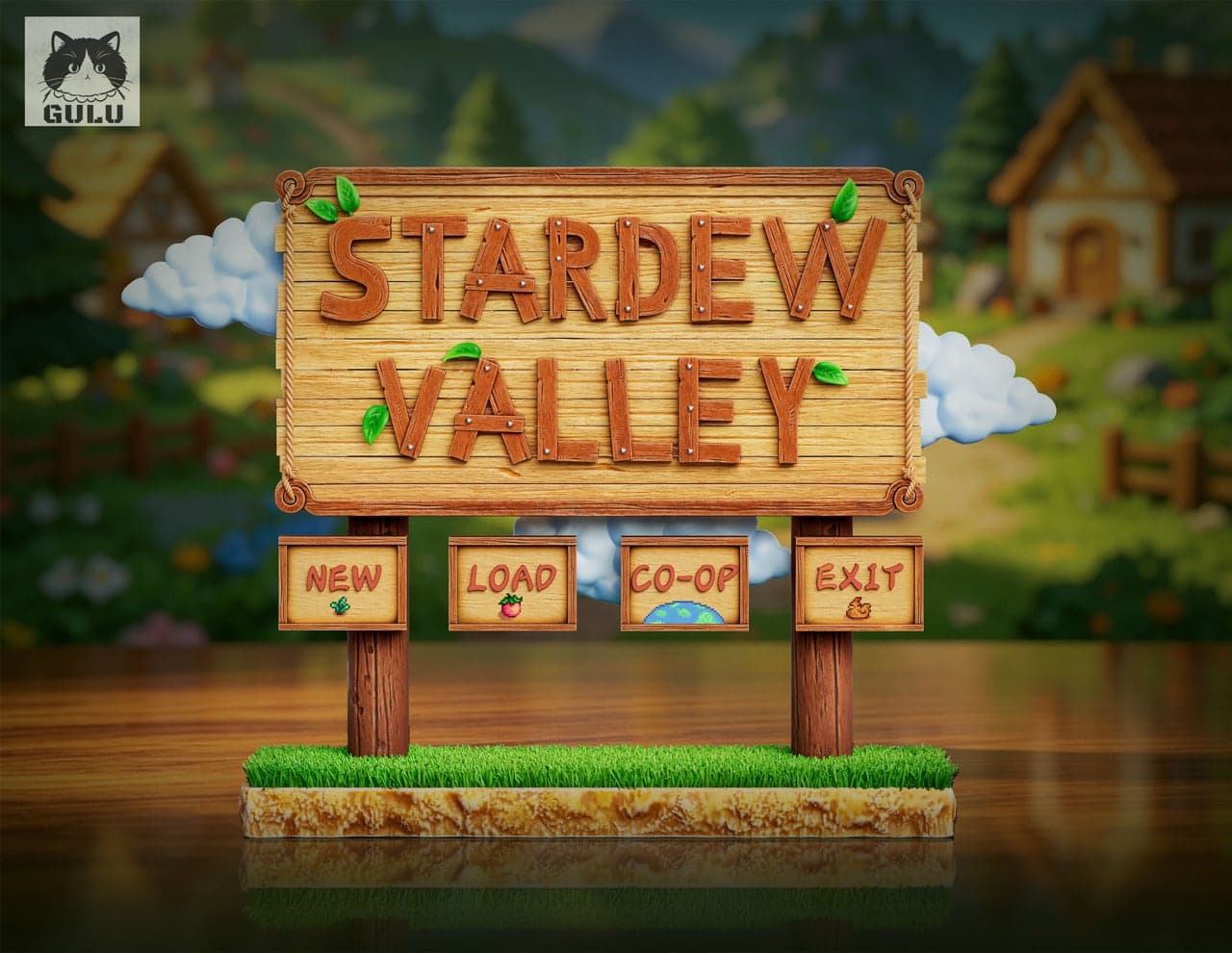 Stardew Valley Gulu Studio Title Screen 1
