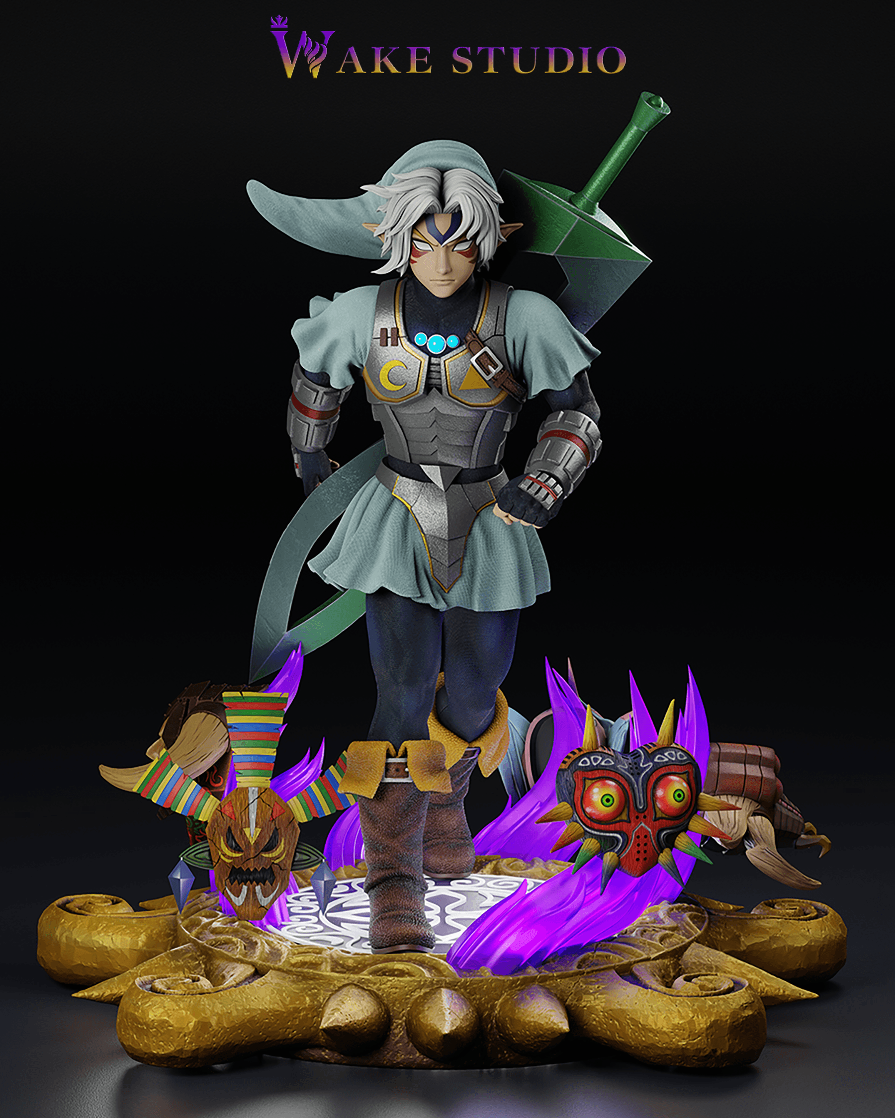 The Legend of Zelda Wake Studio Fierce Deity Link 3