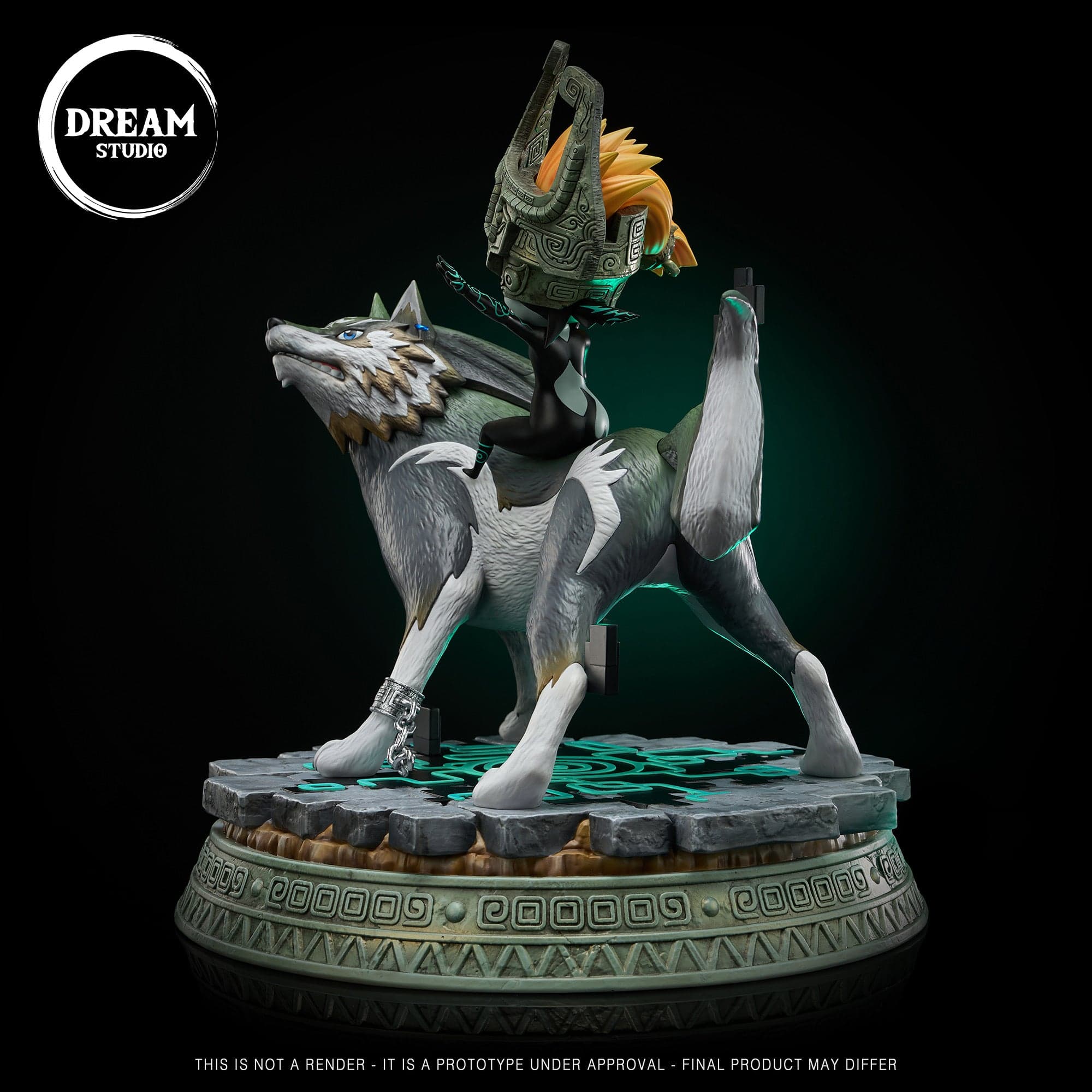The Legends Of Zelda Dream Studio Wolf Link Midna 3