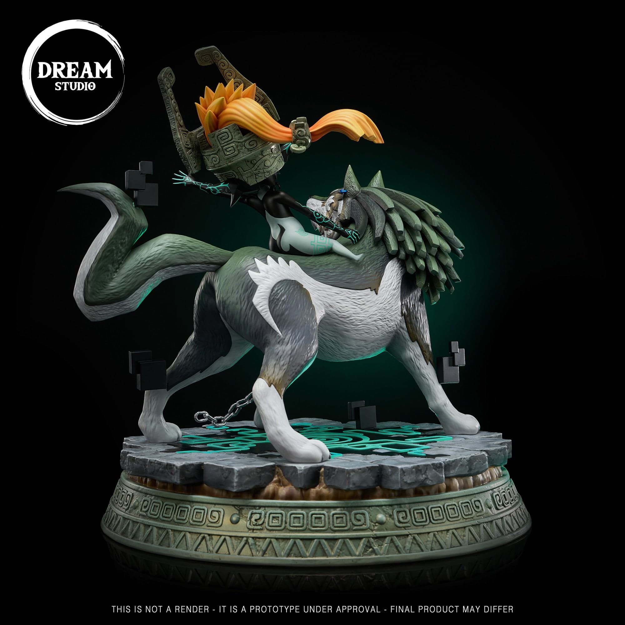 The Legends Of Zelda Dream Studio Wolf Link Midna 4