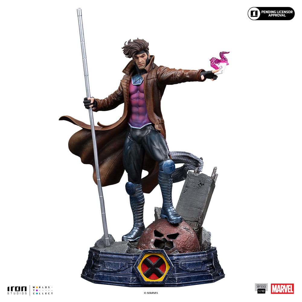 X Men Iron Studio Gambit Unleashed 3