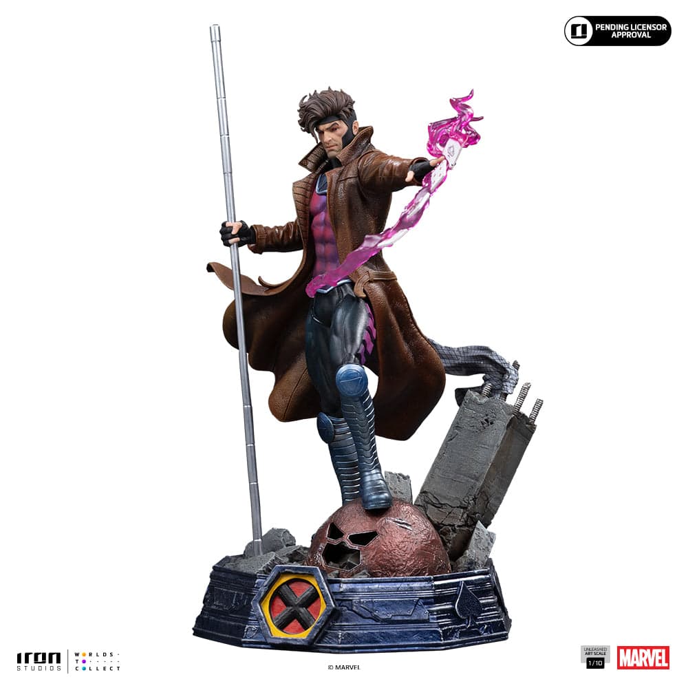 X Men Iron Studio Gambit Unleashed 4