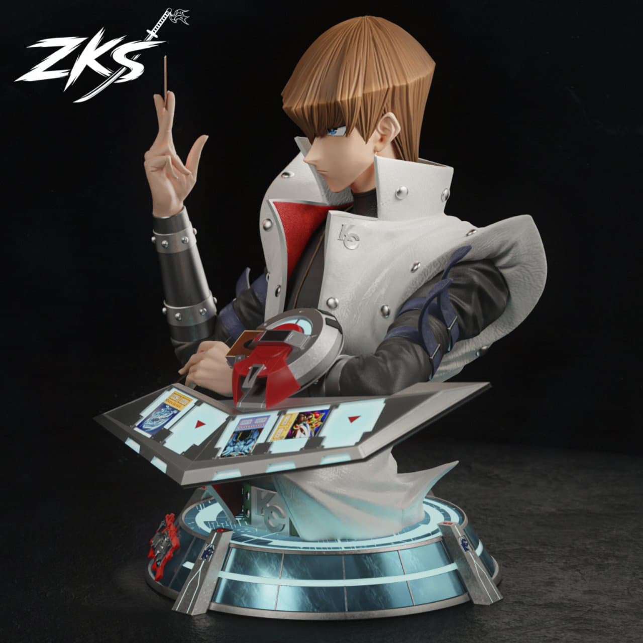YuGiOh Zenkai Studio Seto Kaiba Bust 2