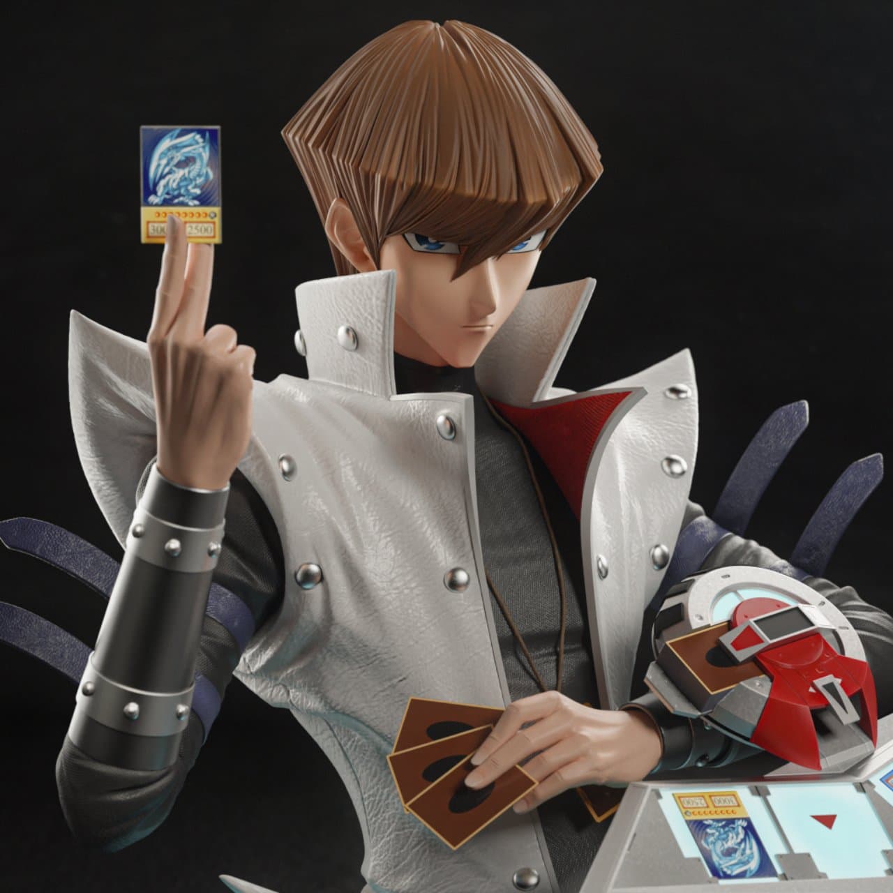 YuGiOh Zenkai Studio Seto Kaiba Bust 4