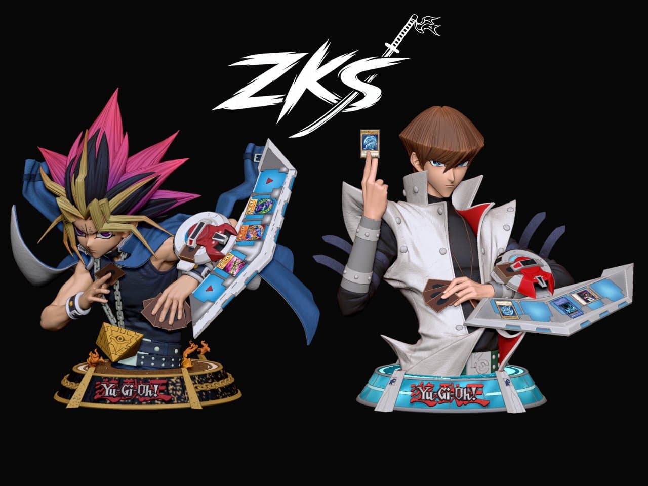 YuGiOh Zenkai Studio Seto Kaiba Bust 5