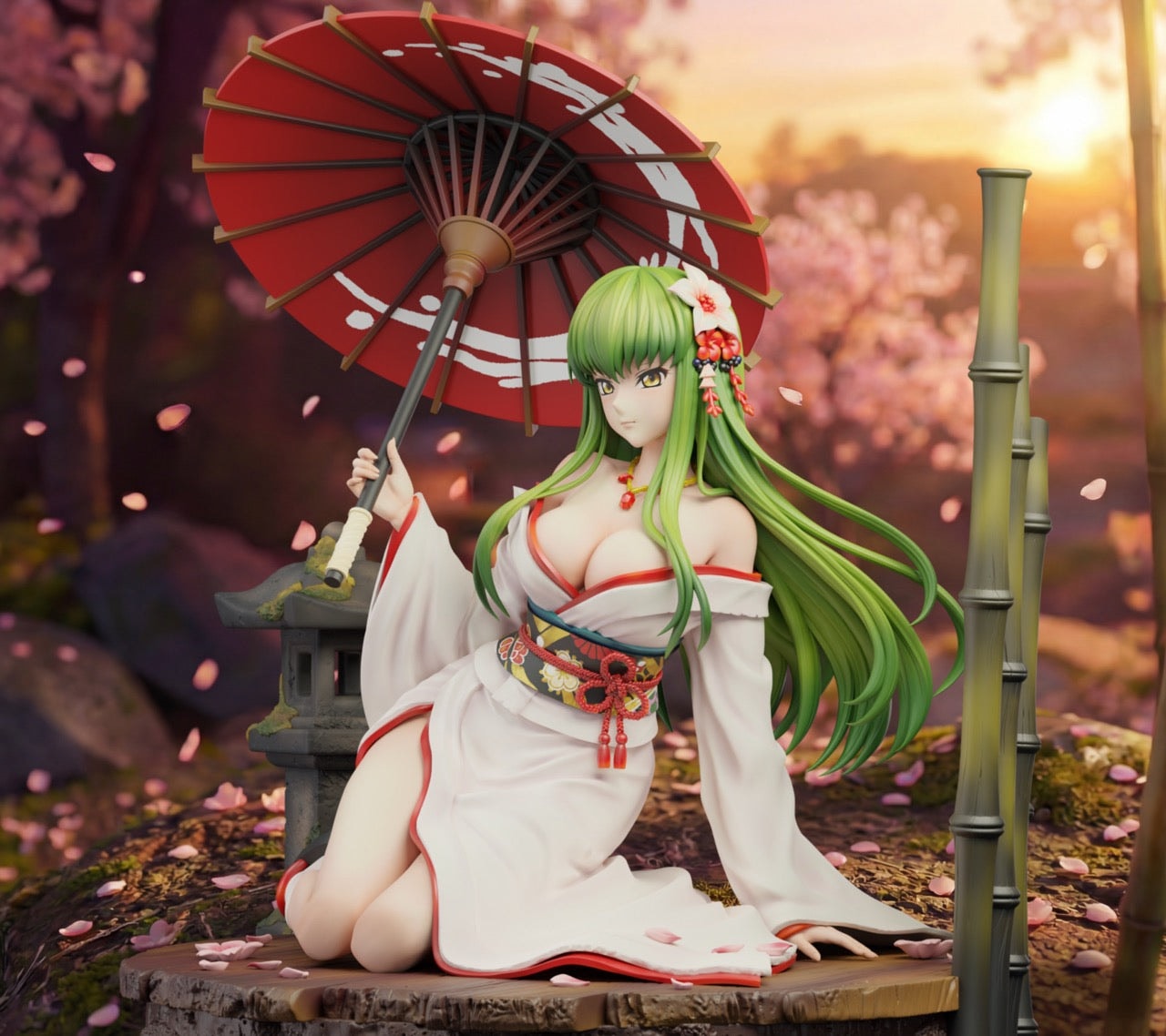 Code Geass Surreal Studio Kimono C.C.