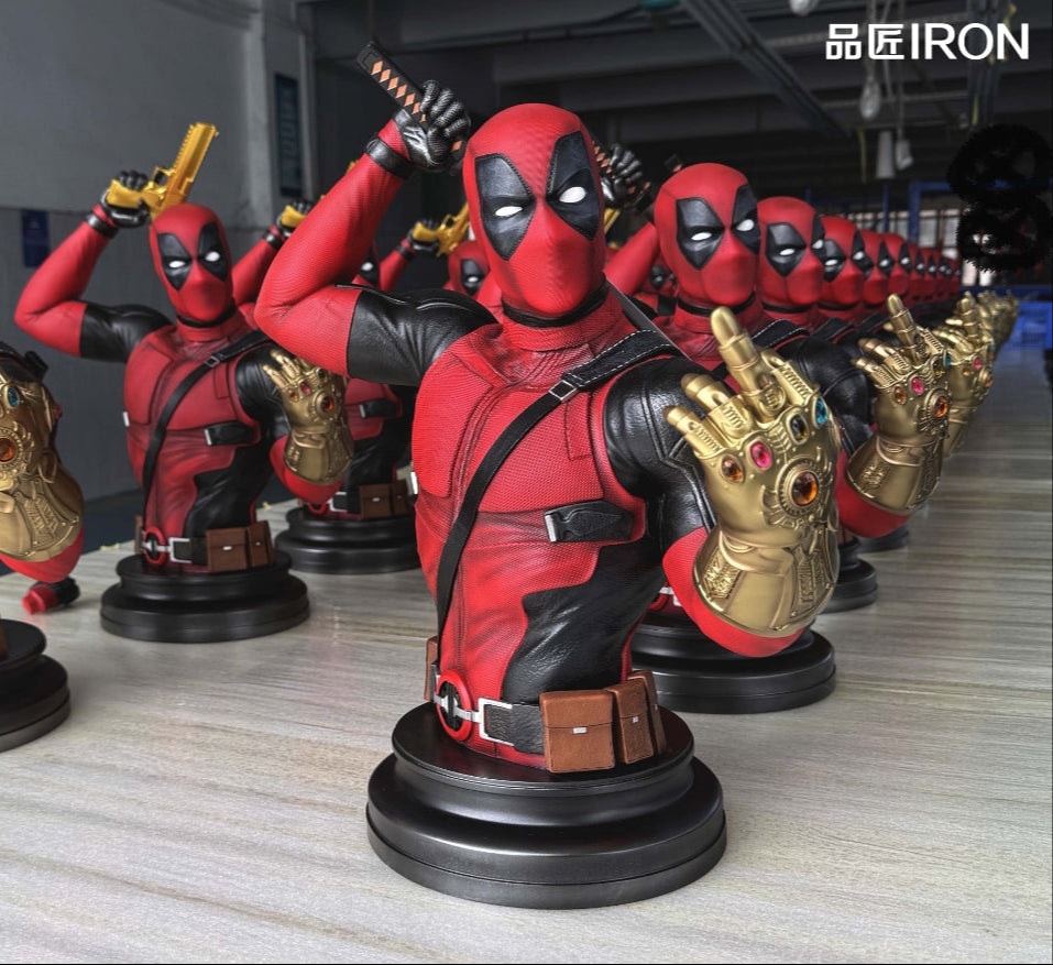 Deadpool Pin Jiang Iron Studio Deadpool MQ060 Bust