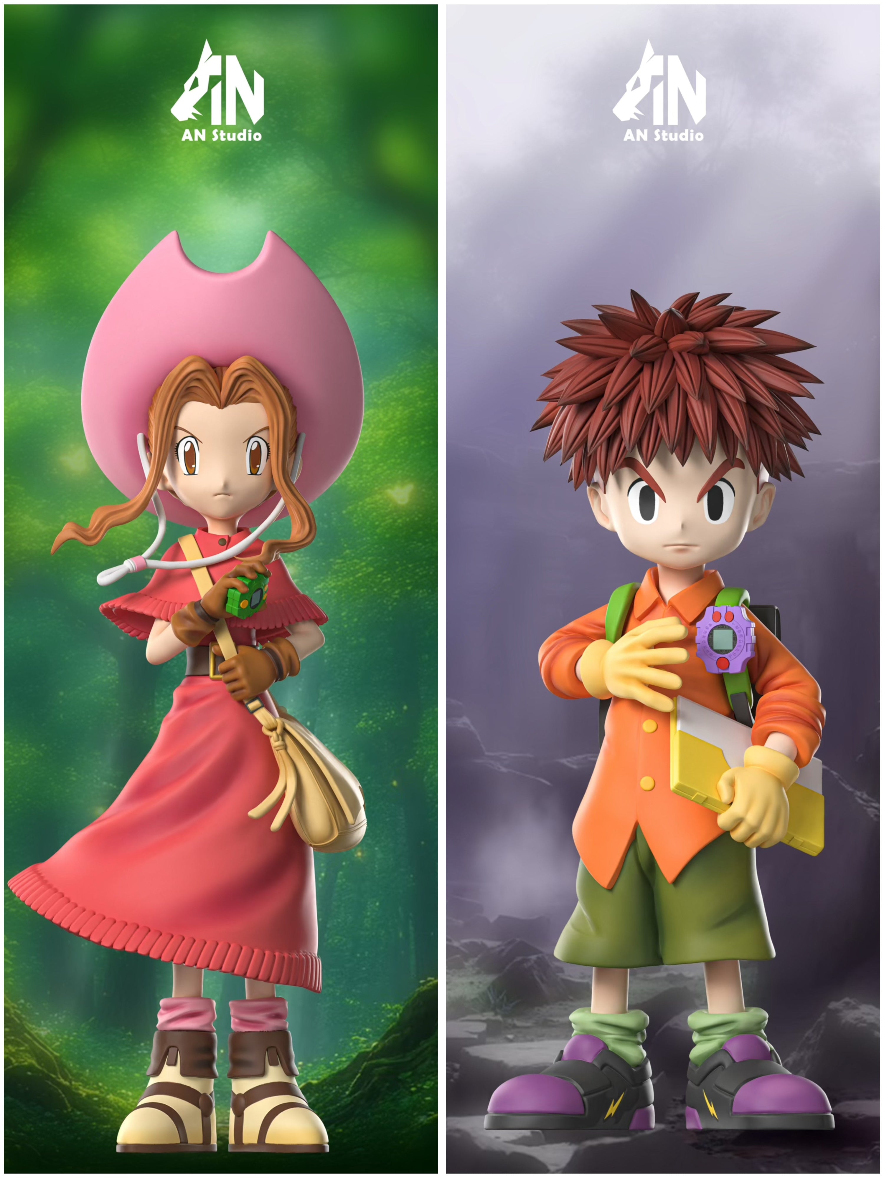 Digimon AN Studio Izumi Koshiro x Tachikawa Mimi