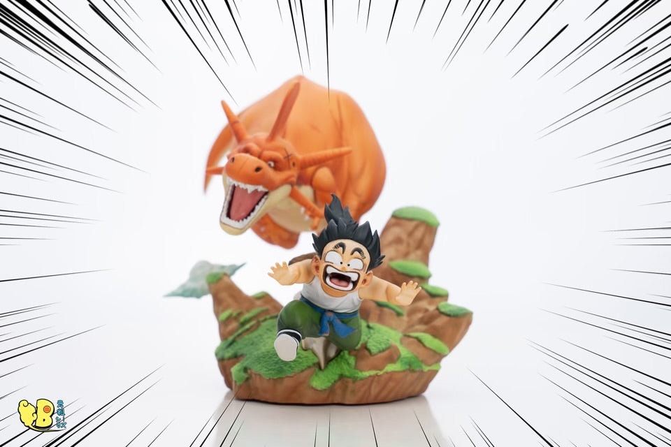 Dragon Ball DB Studio Dinosaur Run After Son Gohan