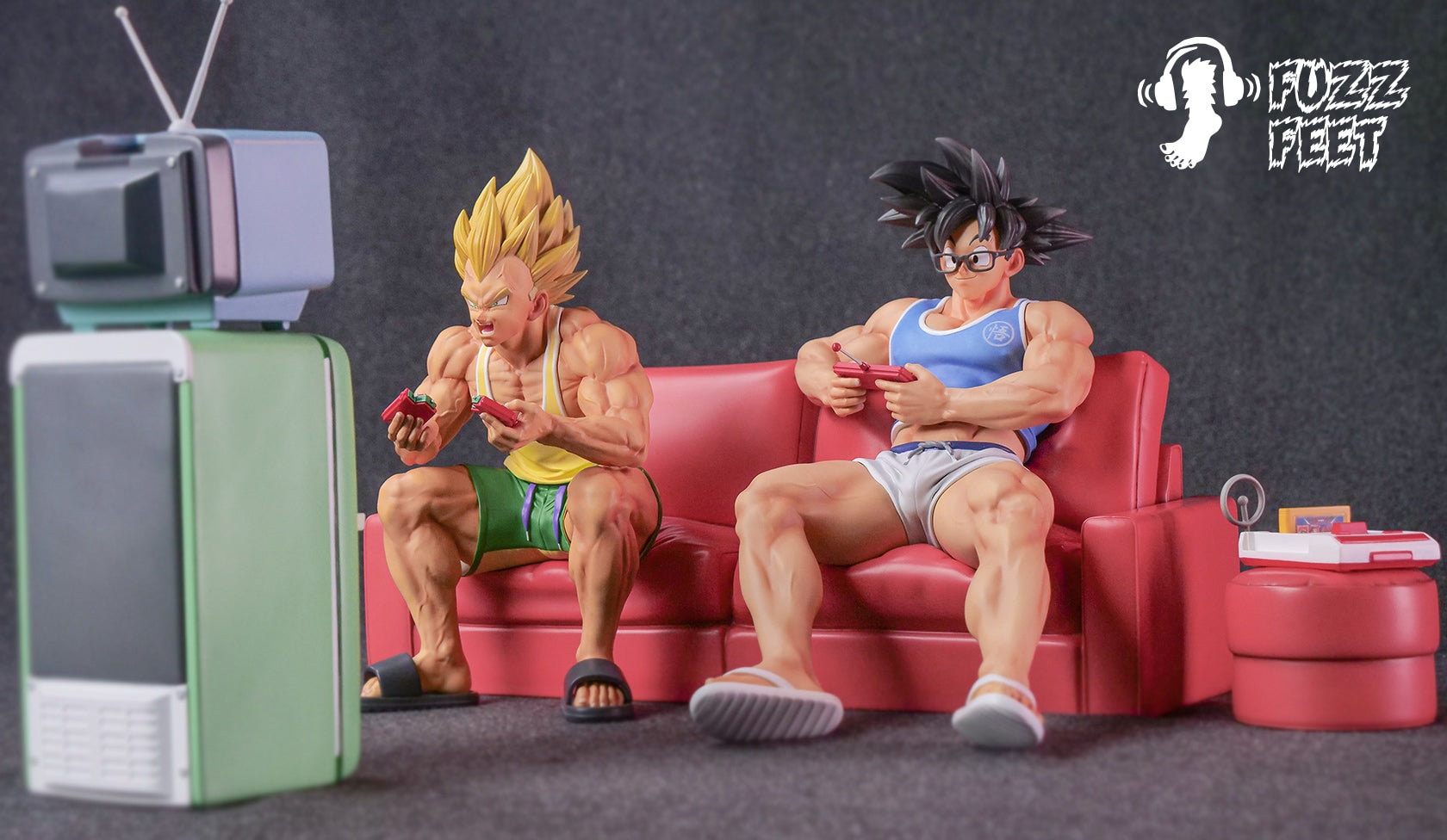 Dragon Ball FuzzFeet Studio Goku x Vegeta Gaming
