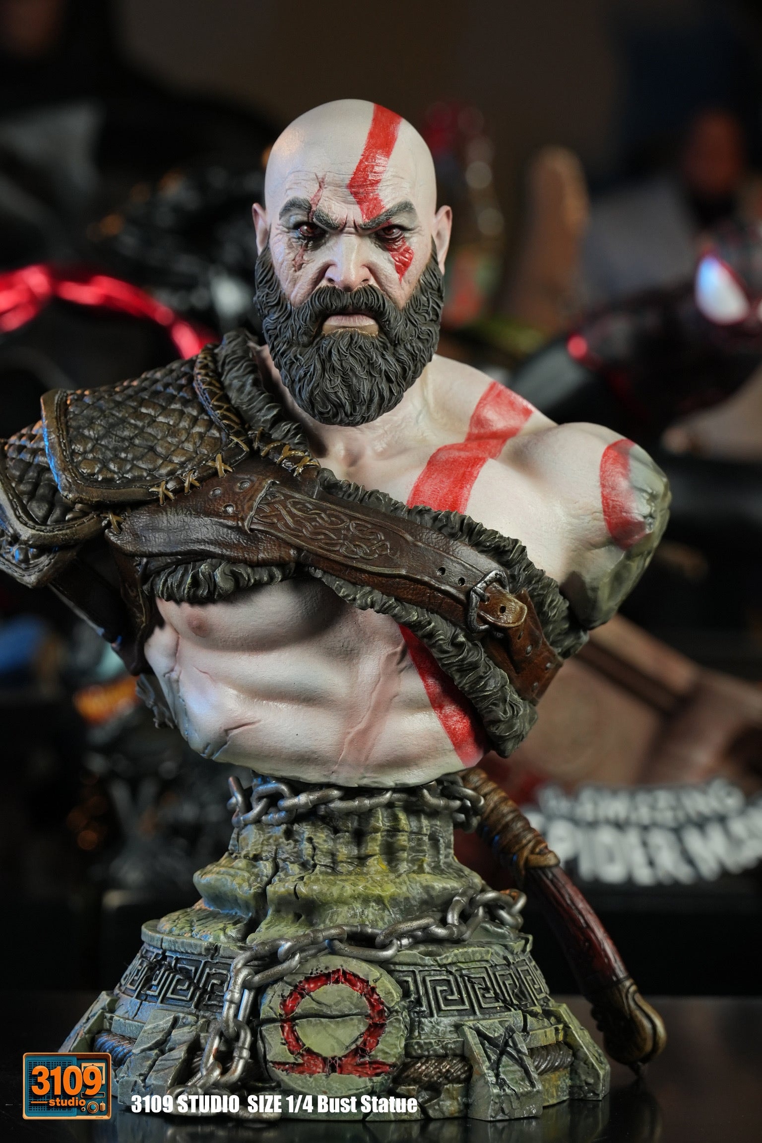 God of War 3109 Studio Kratos Bust