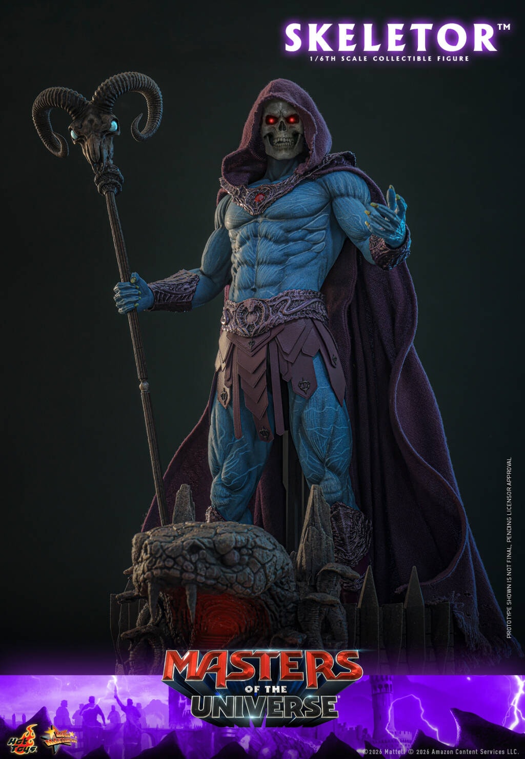 Masters of the Universe Hot Toys Skeletor
