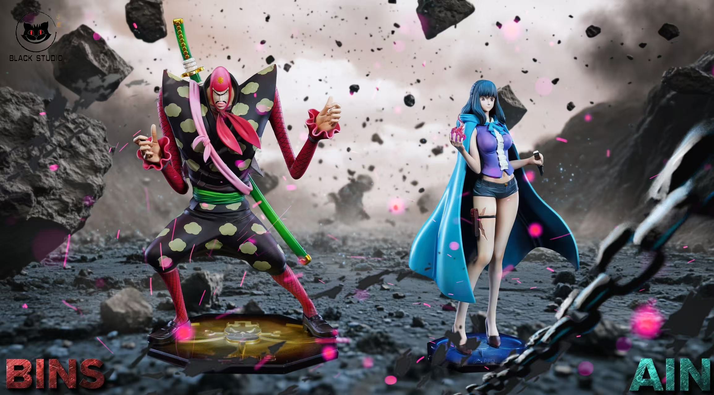 One Piece Black Studio Binz X Ain