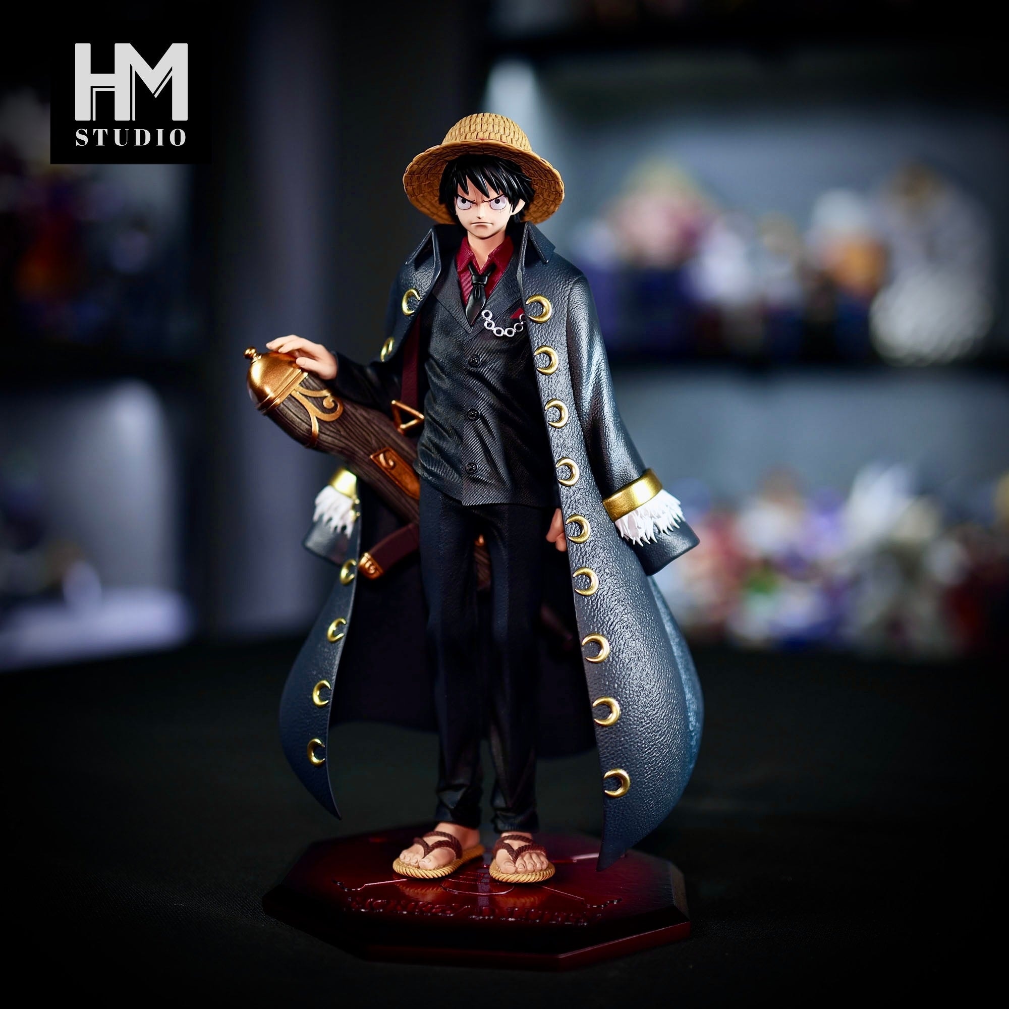 One Piece HM Studio Luffy Black Coat