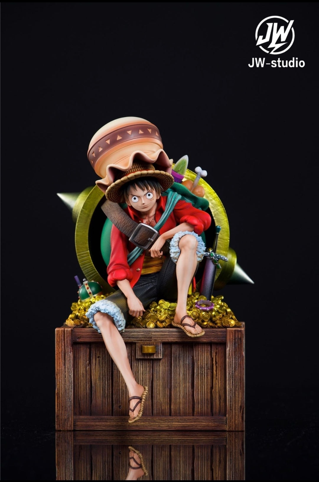 One Piece JW Studio Luffy Throne