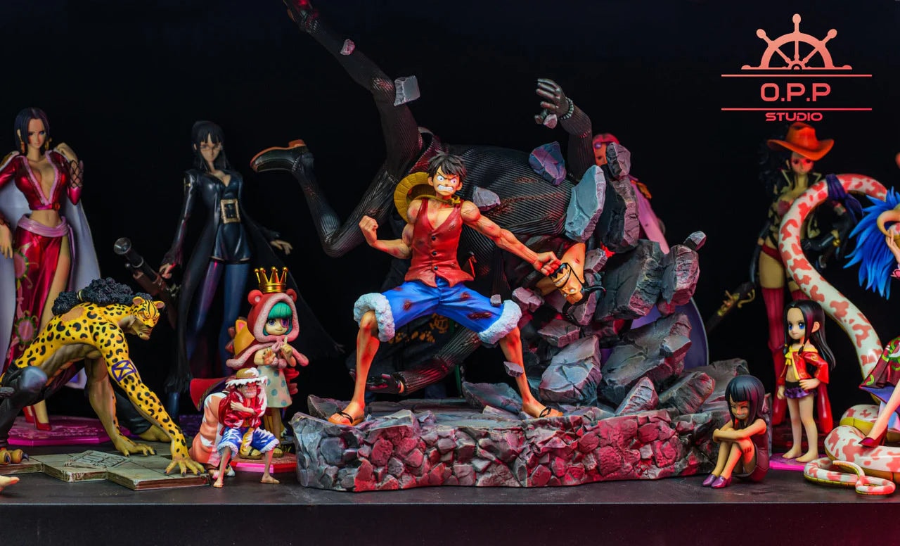 One Piece OPP Studio Luffy VS Blueno