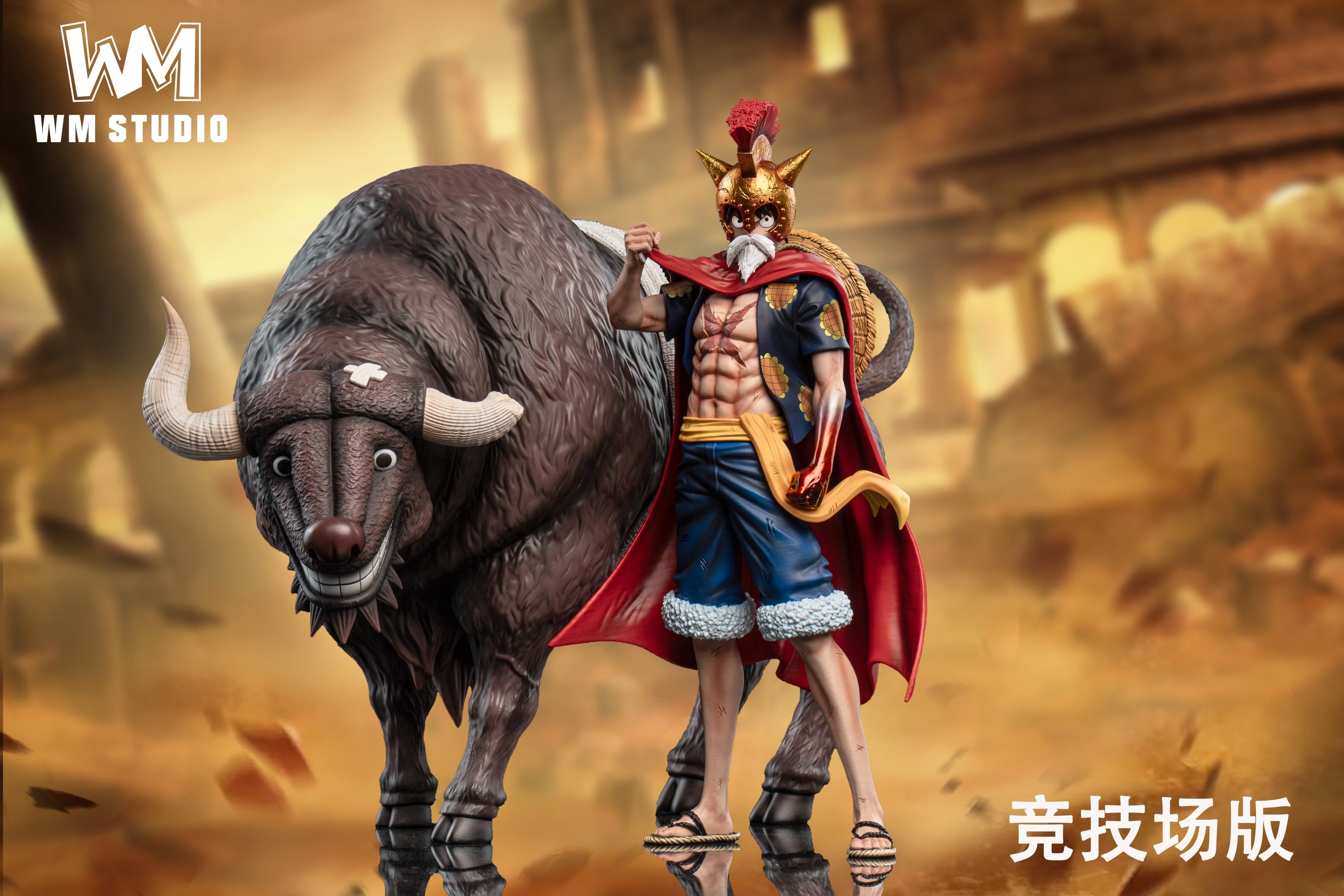 One Piece WM Studio Monkey D Luffy x Fighting Bull