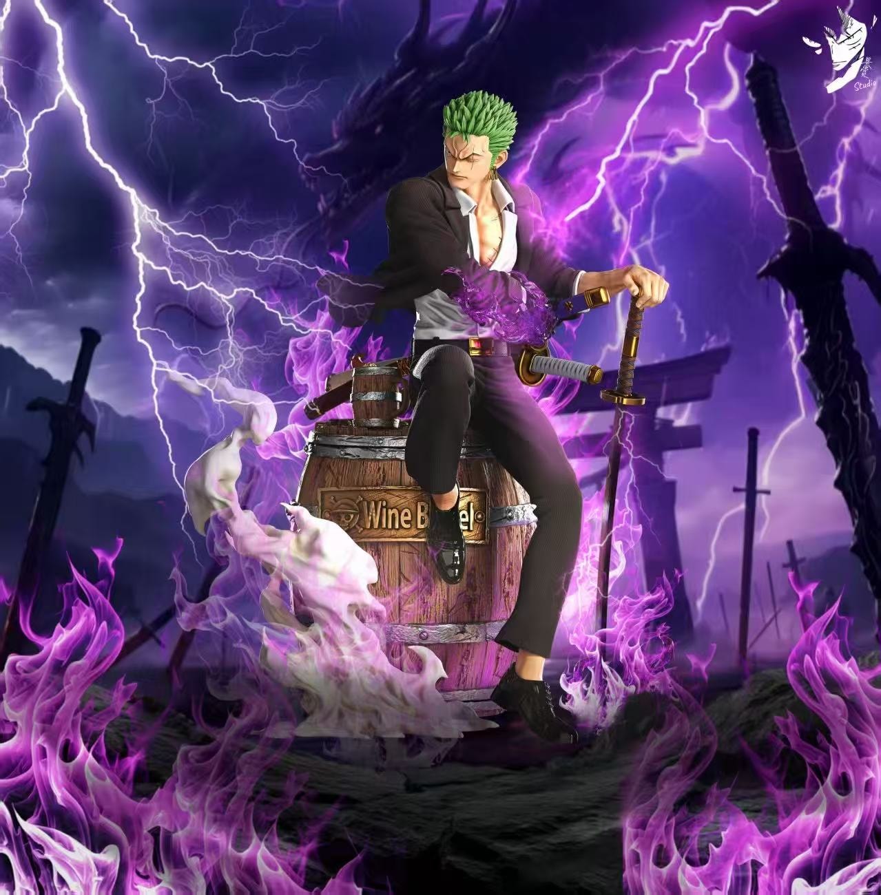 One Piece XS Studio Zoro in Suit