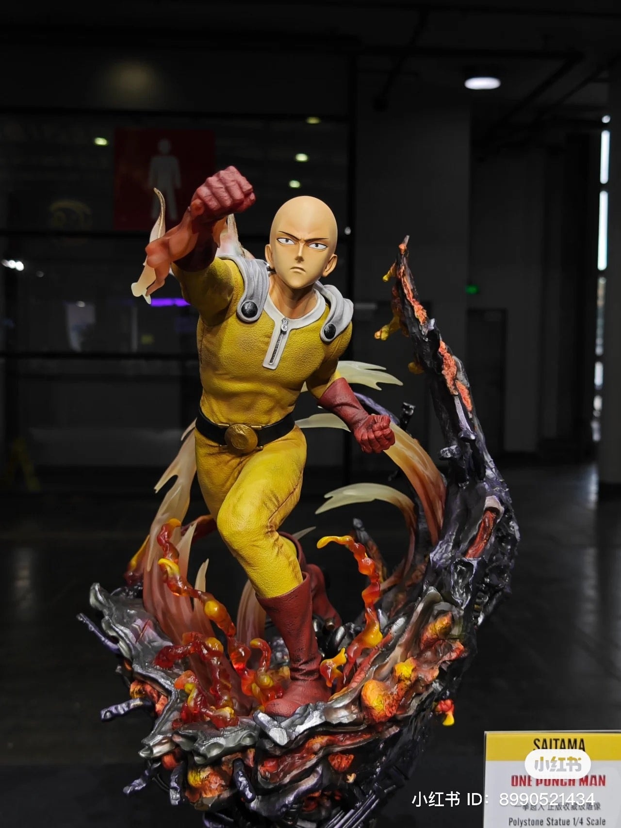 One Punch Man Unique Art Studio Saitama Licensed