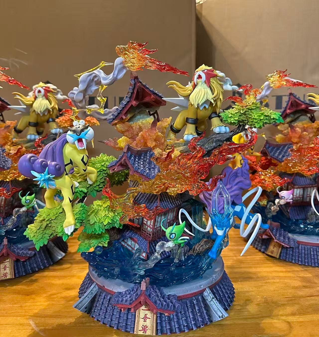 Pokemon 666Satan Studio Entei x Suicune x Raikou