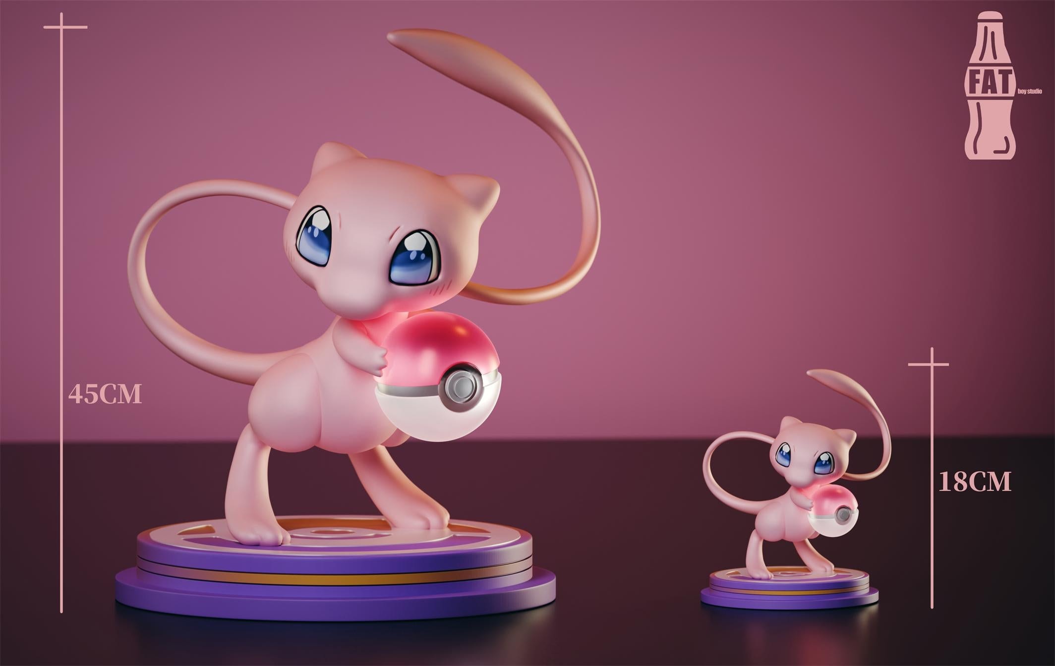 Pokemon FAT BOY Studio Mew Poke Ball