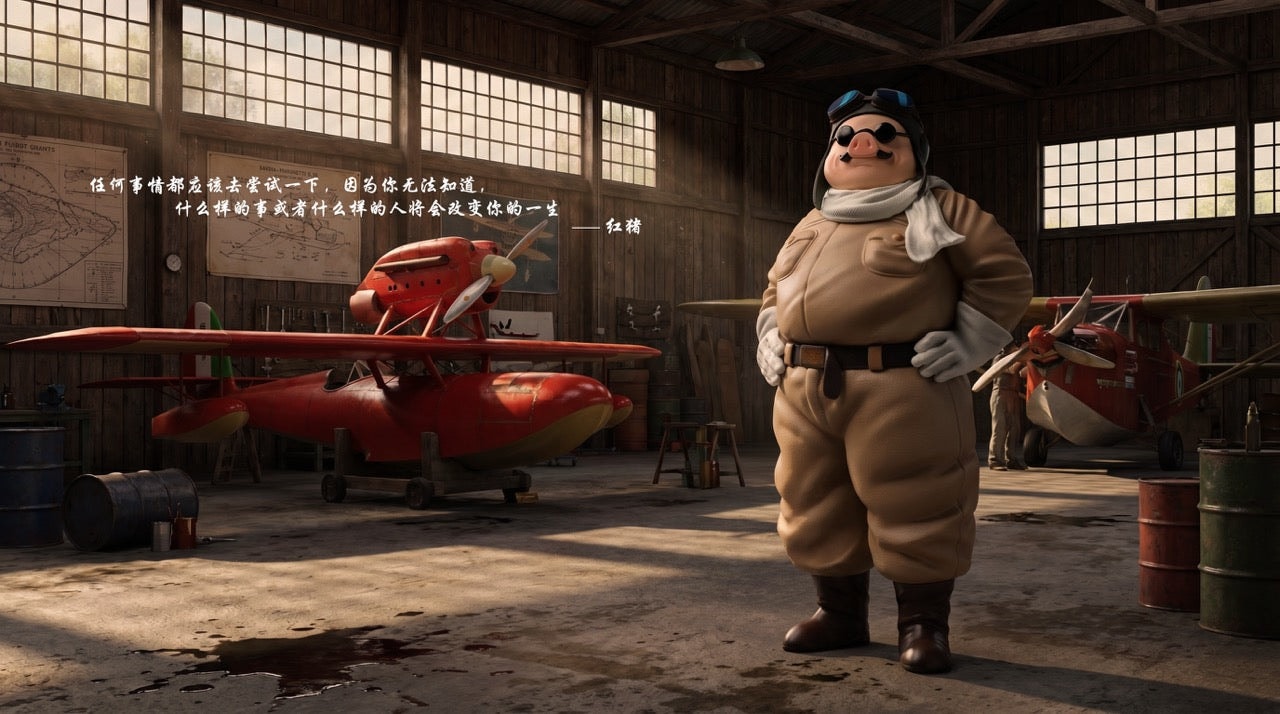 Porco Rosso Long Miao Studio Porco Rosso