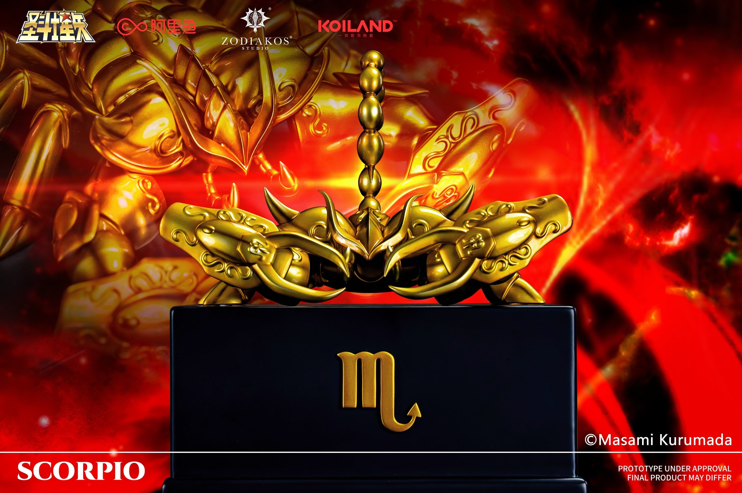Saint Seiya Zodiakos Studio Scorpio Cloth Licensed