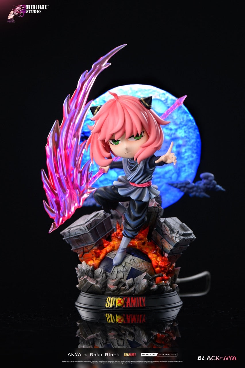 Spy x Family Biubiu Studio Anya Cosplay Goku Black