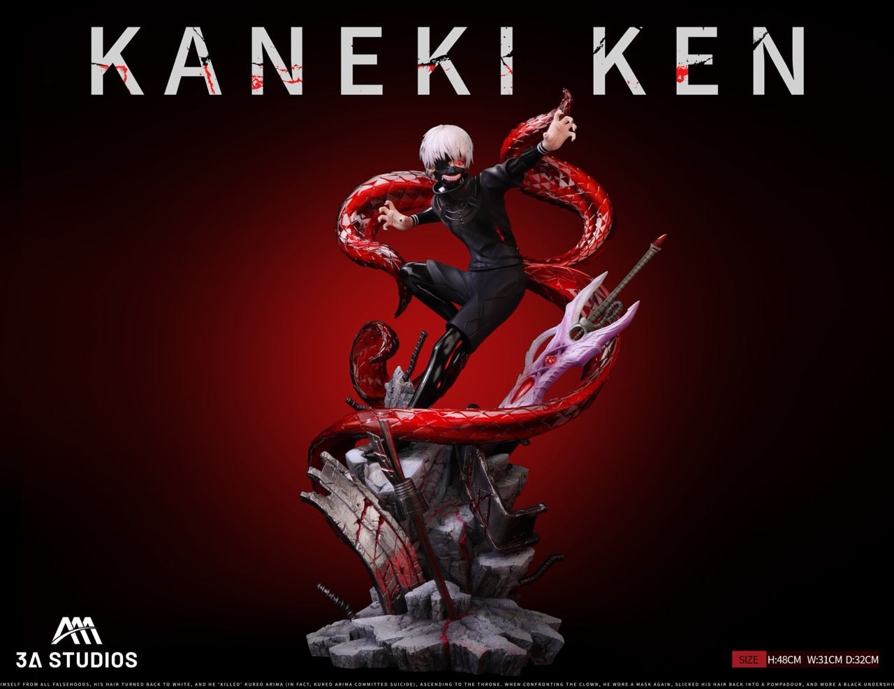 Tokyo Ghoul 3A Studio Kaneki Ken