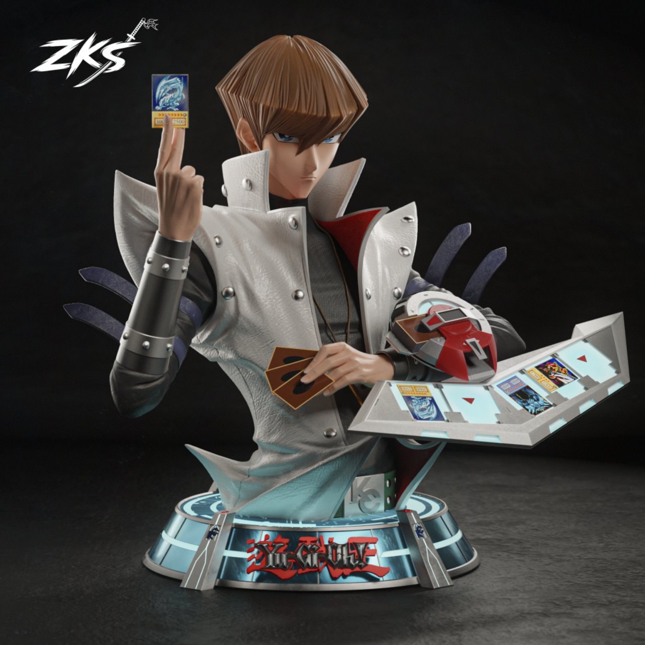 YuGiOh Zenkai Studio Seto Kaiba Bust