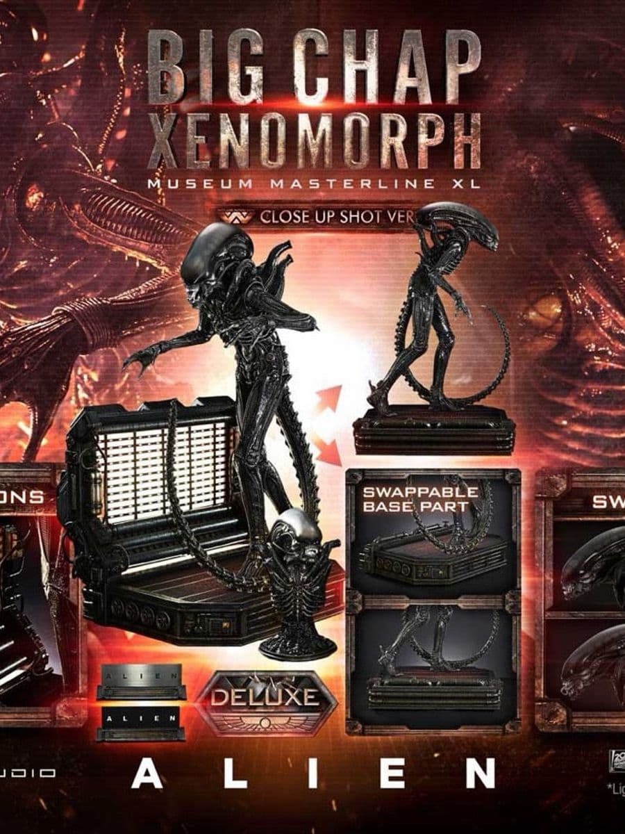 Alien Prime 1 Studio Alien Big Chap Xenomorph Licensed