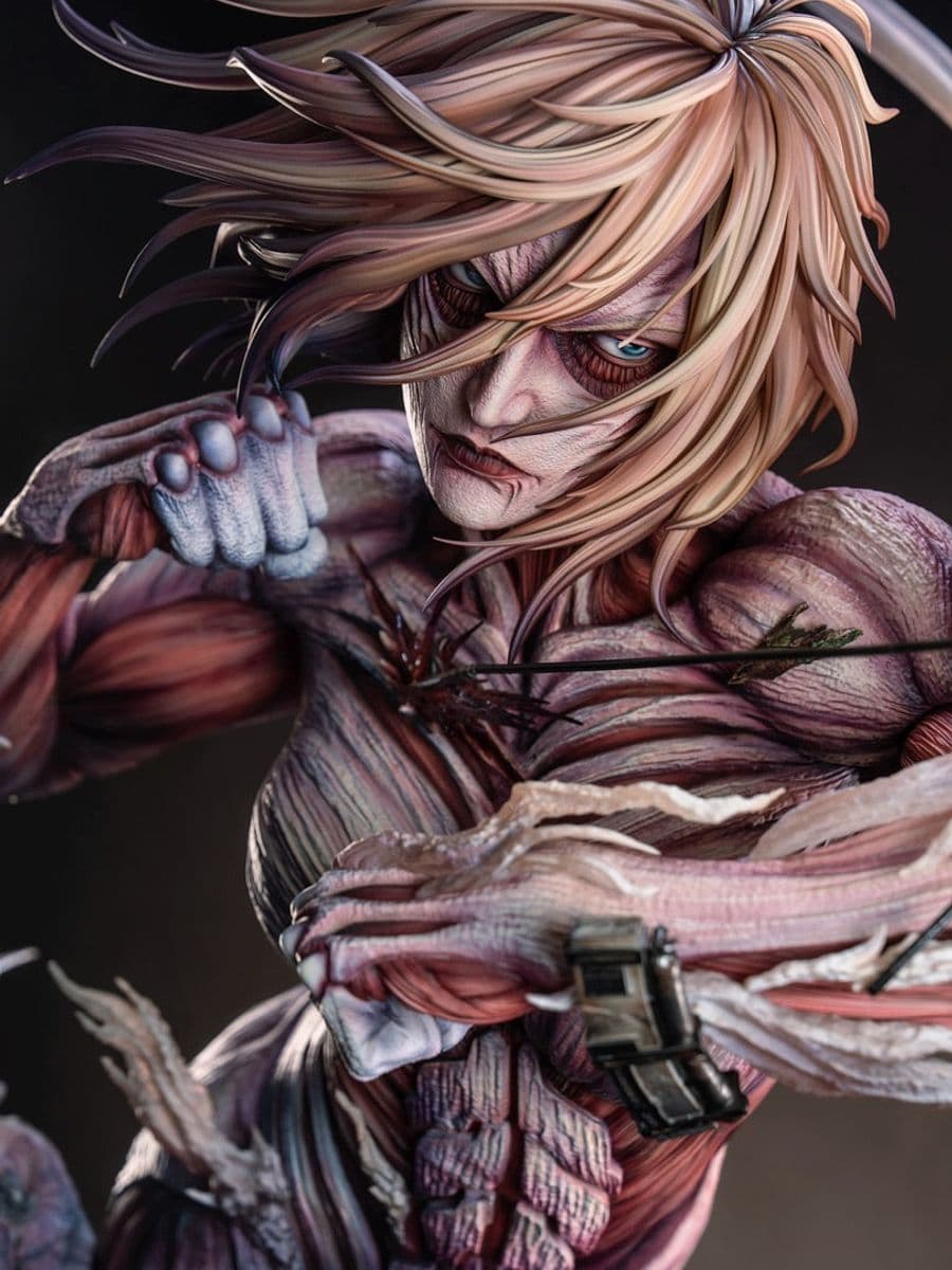 Attack On Titan Hertz Studio Attack Titan Eren x Female Titan Mikasa