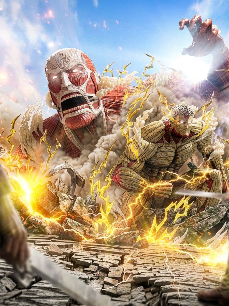 Attack On Titan Jiang Xing Studio Colossal Titan x Armored