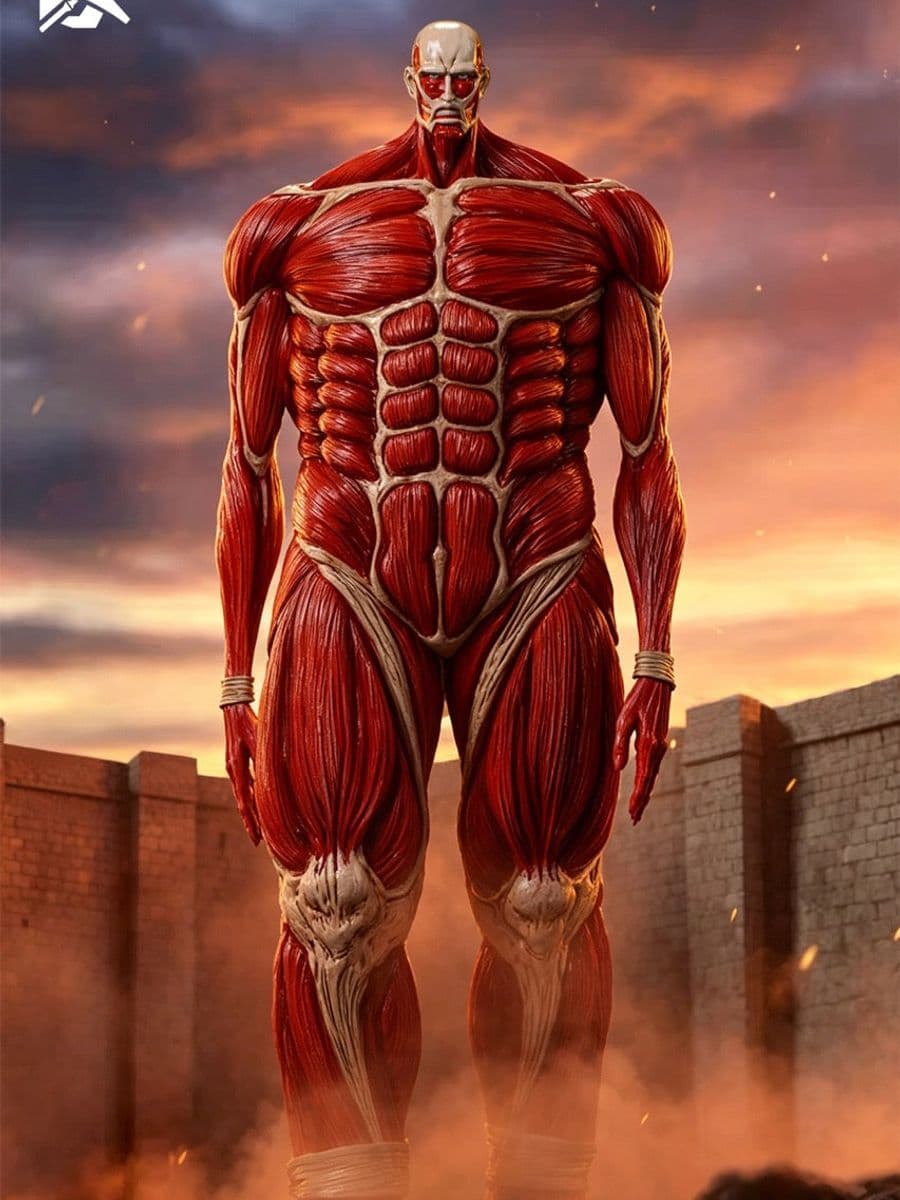 Attack on Titan Wu Shi Mo Wan Studio Wall Titan Resin Statue