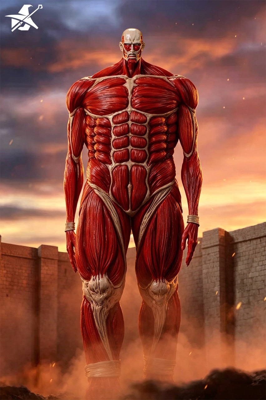 Attack on Titan Wu Shi Mo Wan Studio Wall Titan Resin Statue