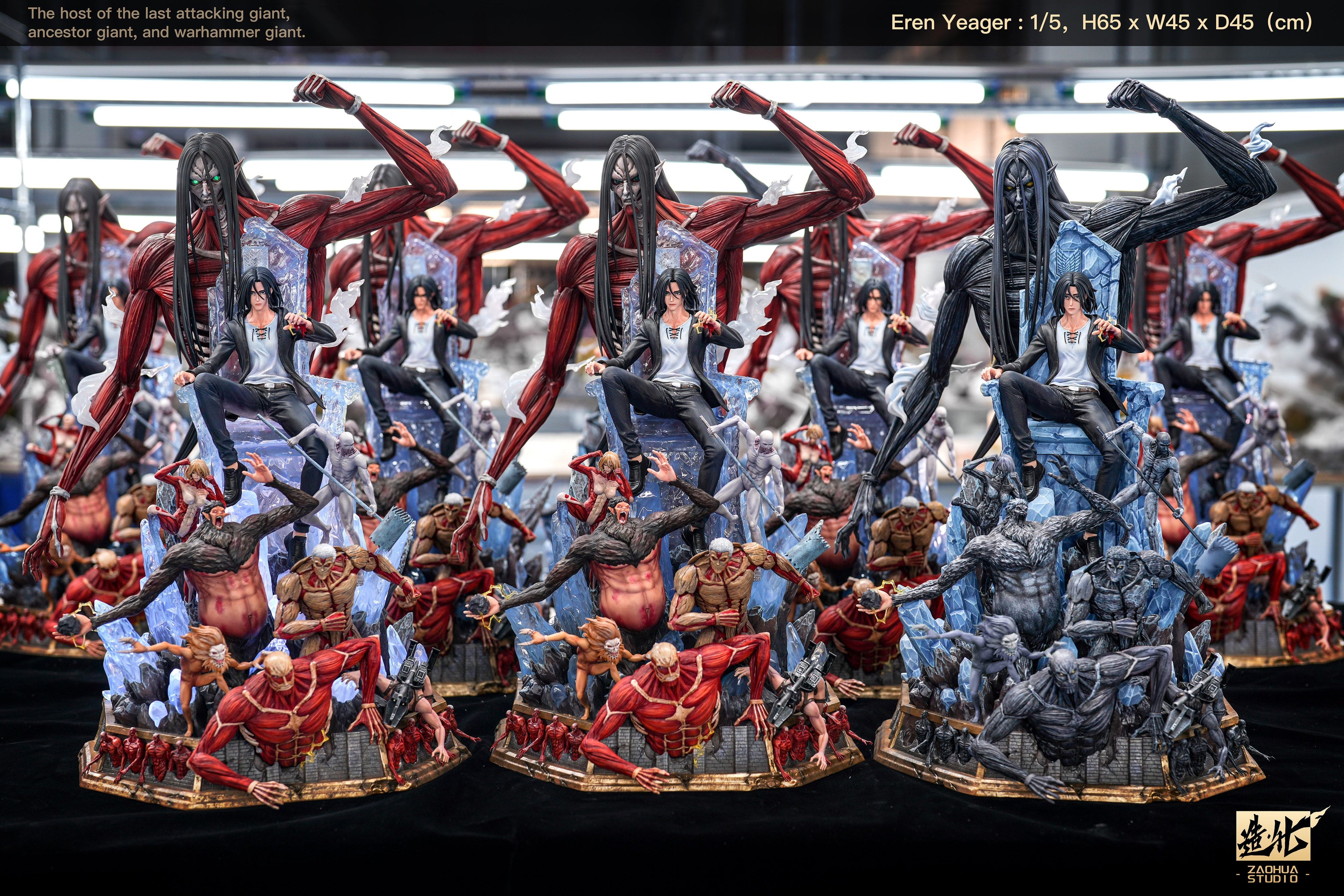 Attack On Titan ZaoHua Studio Throne Eren Jaeger