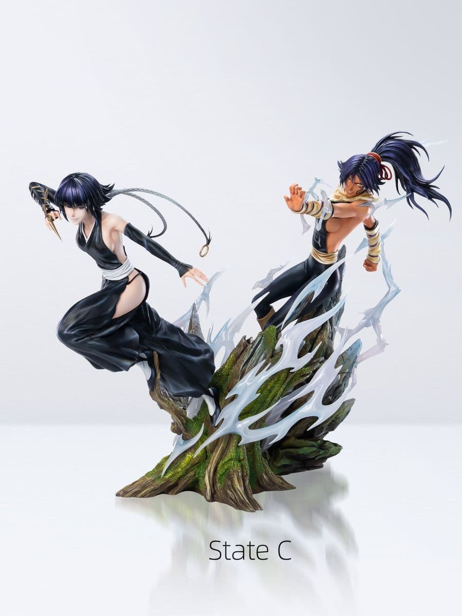 Bleach POP ART Studio Soi Fon x Yoruichi Shihouin