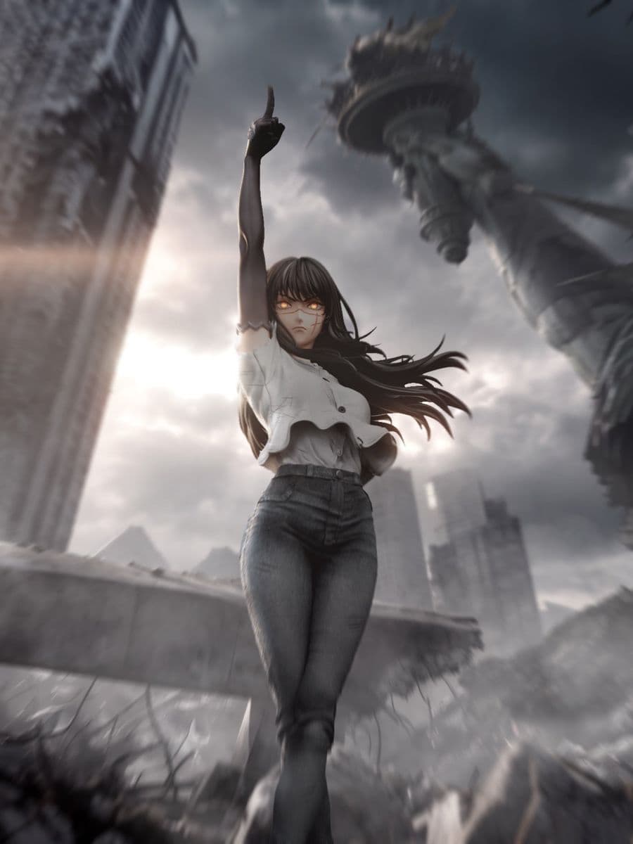 Chainsaw Man Night Wing Studio × Hera Studio Asa Mitaka