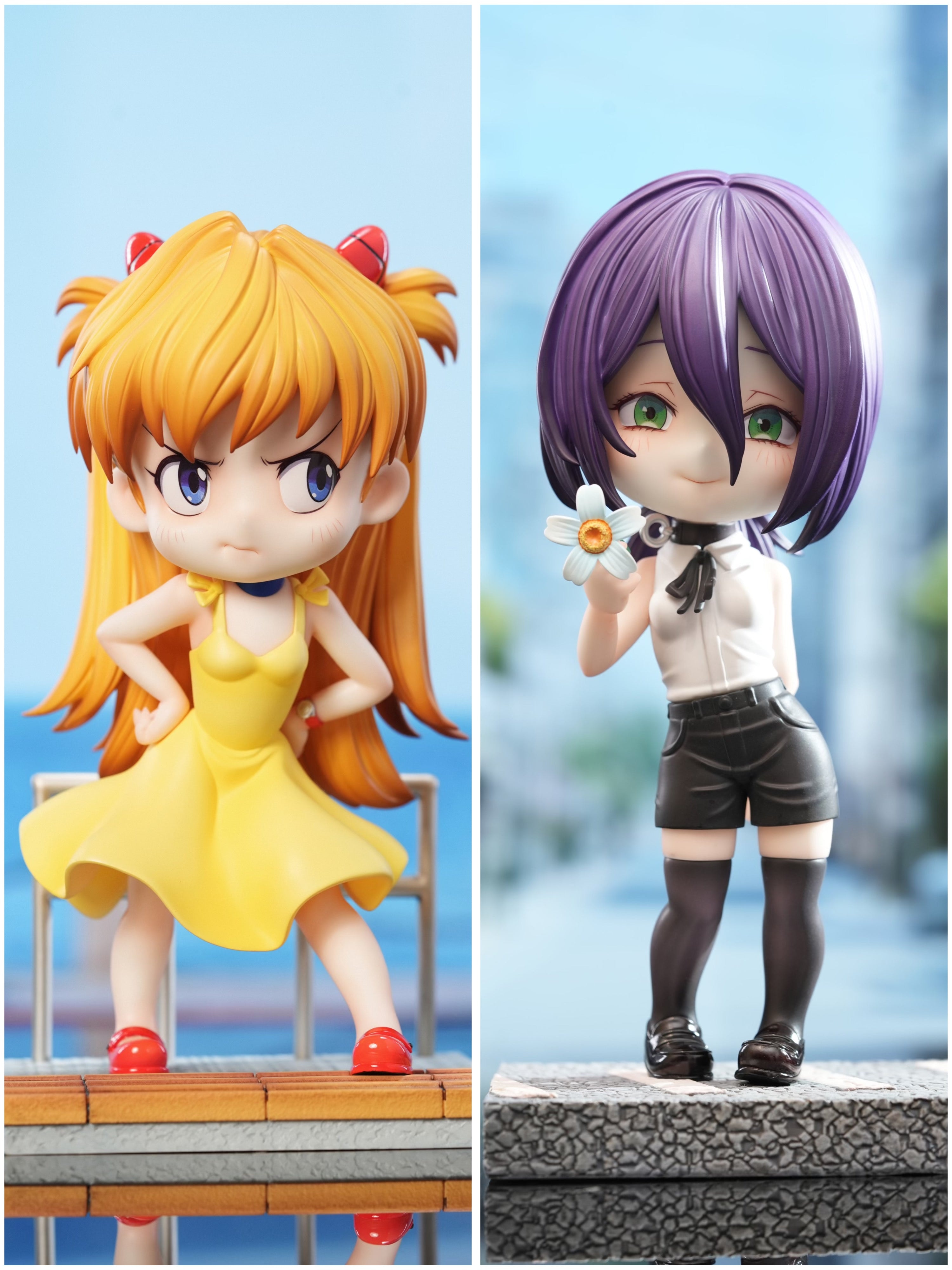 Chainsaw Man x Evangelion Hera Studio Chibi Reze x Chibi Asuka