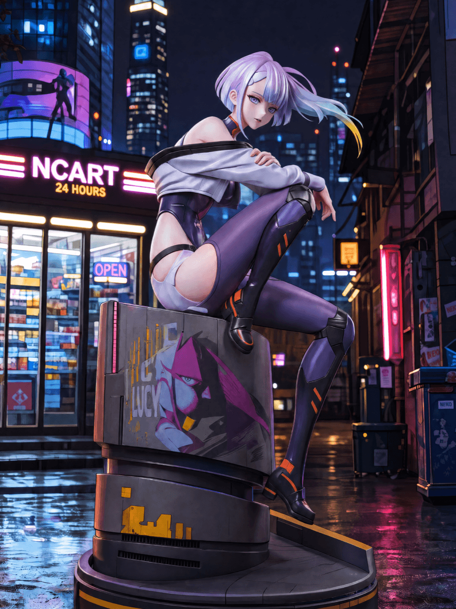 Cyberpunk Edgerunners Girls House GK Studio Lucy Kushinada