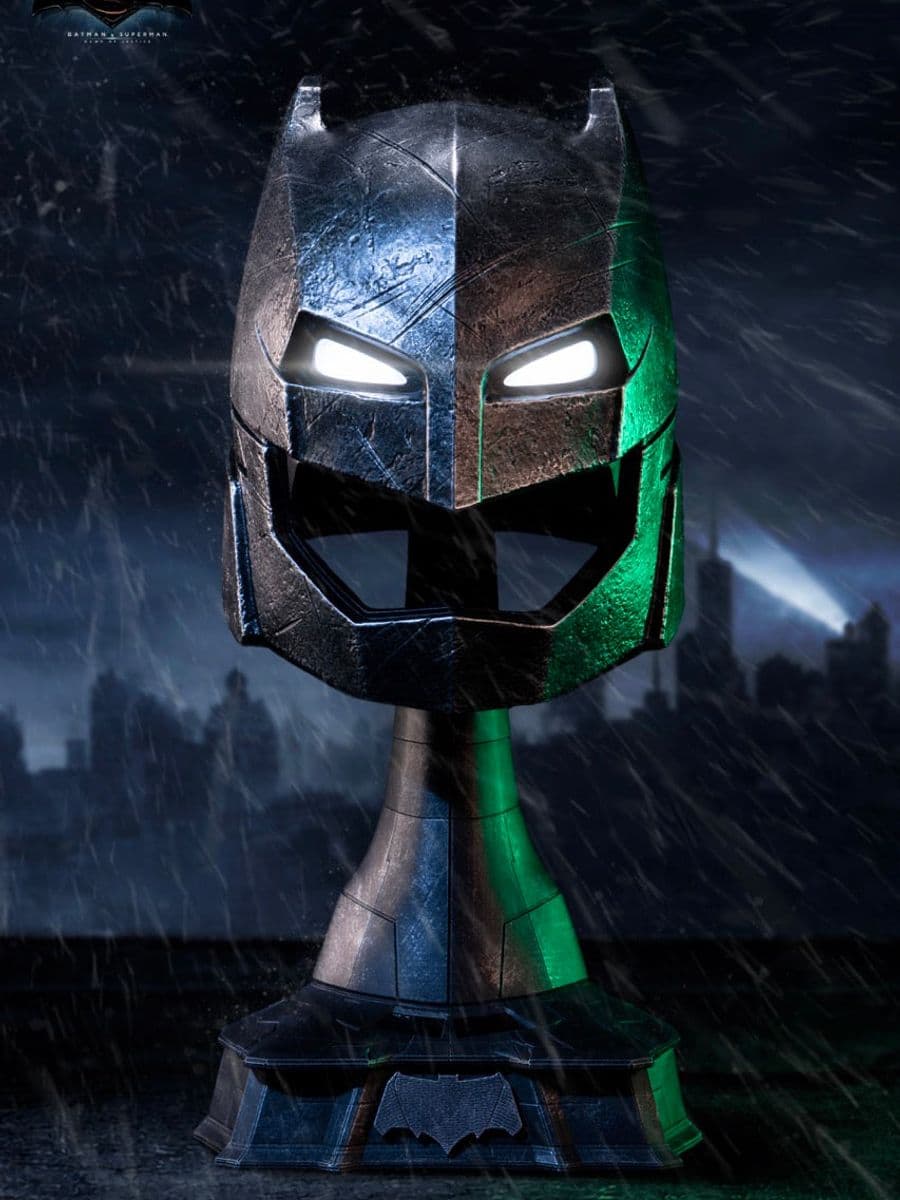 DC Purearts Studio Batman v Superman Dawn of Justice Armored Batman helmet Licensed
