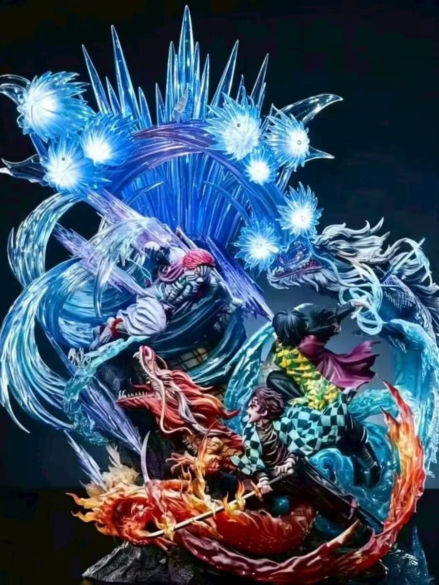 Demon Slayer Hertz Studio Tanjiro Kamado X Akaza X Giyu Tomioka