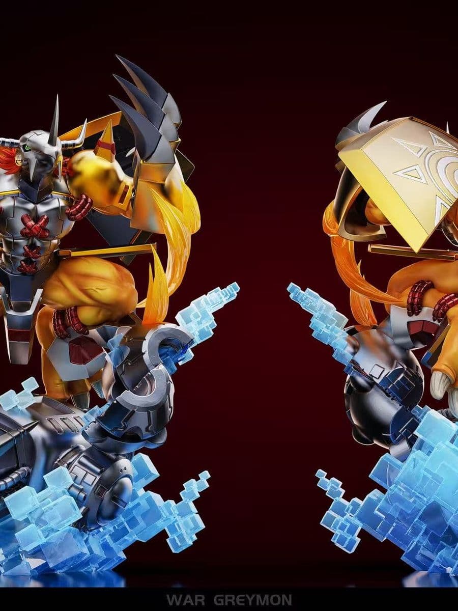 Digimon CN Studio Wargreymon Vs Machinedramon