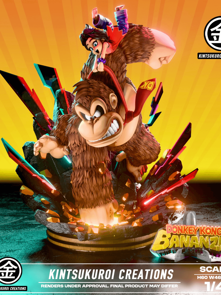 Donkey Kong Kintsukuroi Creations Donkey Kong Banana